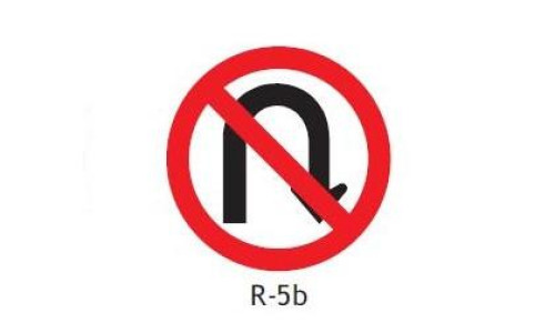 Diante da placa R-5b, você entende que é proibido: